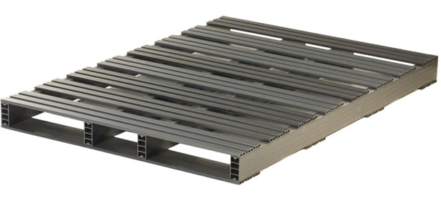 48 x 40 x 6 Plastic Pallet, Solid top pallets, Plastic Pallet, Rackable  Pallet